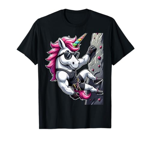 Einhorn Klettern Männer Frauen Erwachsene Kinder Jungen Mädchen Klettern T-Shirt Einhorn Klettern Männer Frauen Erwachsene Kinder Jungen Mädchen Klettern T-Shirt von Unicorn Rock Climber tShirt Tee Shirts Shop