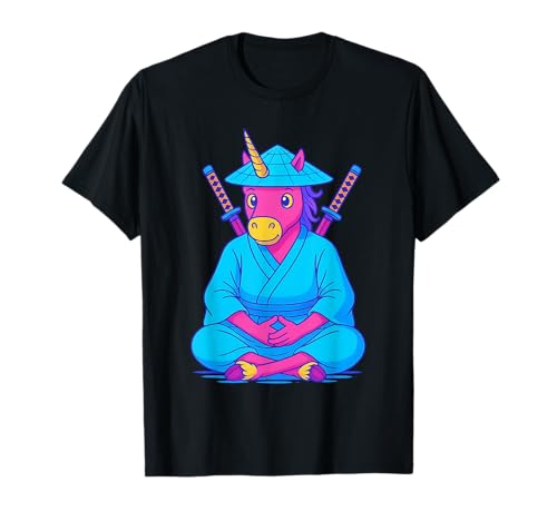 Einhorn sitzend wie Samurai Jungen Mädchen Männer Frauen Kinder Erwachsene T-Shirt Einhorn sitzend wie Samurai Jungen Mädchen Männer Frauen Kinder Erwachsene T-Shirt von Unicorn Sitting Like Samurai Rainbow Shop