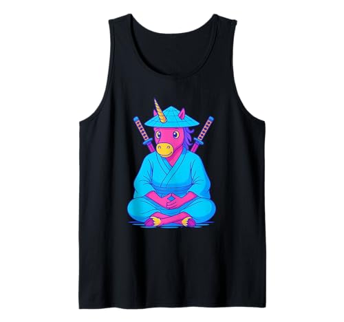 Einhorn sitzend wie Samurai Jungen Mädchen Männer Frauen Kinder Erwachsene Tank Top Einhorn sitzend wie Samurai Jungen Mädchen Männer Frauen Kinder Erwachsene Tank Top von Unicorn Sitting Like Samurai Rainbow Shop