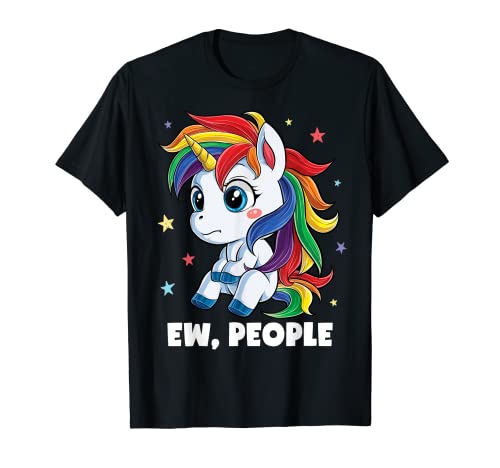 Unicorn Ew People Funny Girls Kids Women Rainbow Gifts Squad T-Shirt von Unicorn Squad Co