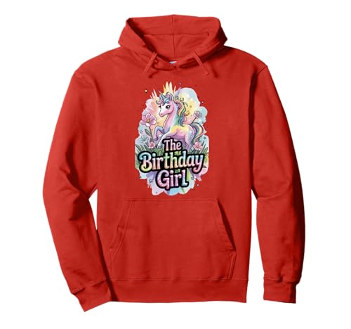 Einhorn Geburtstag Mädchen Retro Regenbogen Party Mädchen Frauen Pullover Hoodie Einhorn Geburtstag Mädchen Retro Regenbogen Party Mädchen Frauen Pullover Hoodie von Unicorn Tees NYC