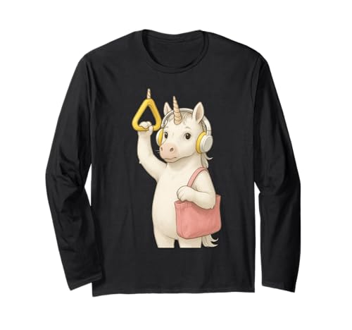 Einhorn Warten Jungen Mädchen Männer Frauen Kinder Erwachsene Langarmshirt von Unicorn Waiting Rainbow Shop