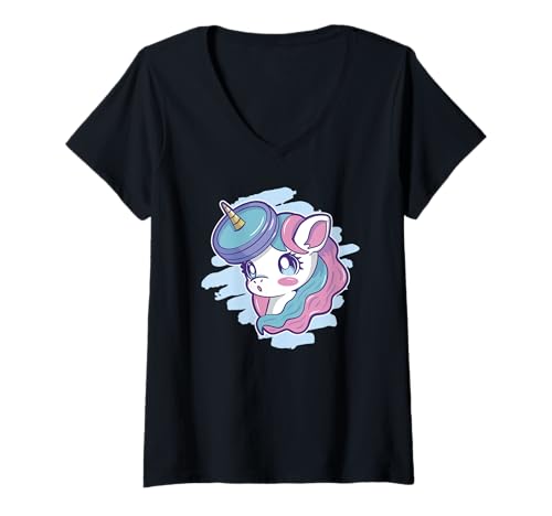 Damen Unicorn Workout - Lustiges Gym Workout T-Shirt mit V-Ausschnitt Damen Unicorn Workout - Lustiges Gym Workout T-Shirt mit V-Ausschnitt von Unicorn Workout