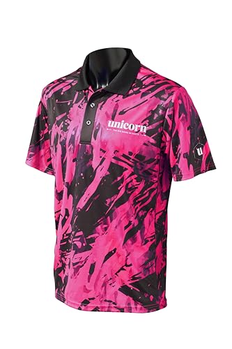 Unicorn Unisex Pro-tech Camo Dart-Shirt, Rose, 4XL von Unicorn