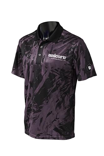 Unicorn Unisex Pro-tech Camo Dart-Shirt, Schwarz, 3XL von Unicorn