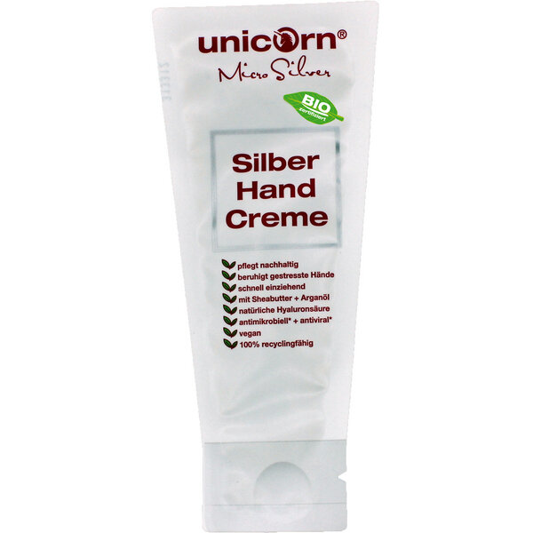 unicorn Handcreme mit Micro Silber, Arganöl und Hylauron von Unicorn