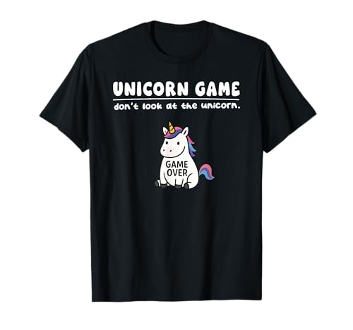 Lustiges Einhorn-Spiel "Don't Look Game Over" für Jungen Mädchen Kinder T-Shirt Lustiges Einhorn-Spiel "Don't Look Game Over" für Jungen Mädchen Kinder T-Shirt von UnicornAxis1