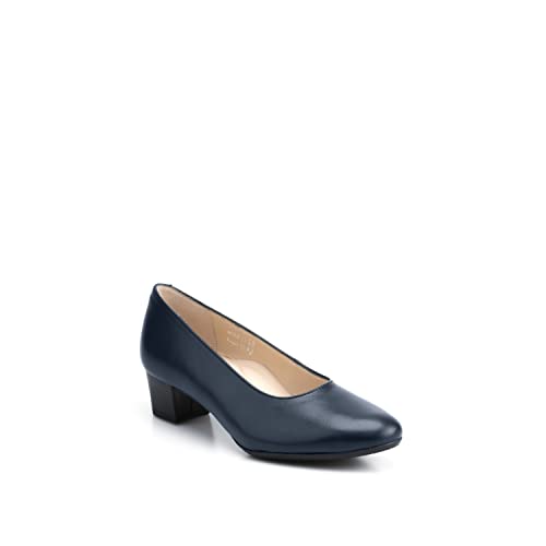 Uniform-Shoes Dunkel blau Leather Pumps für Damen Madrid 36.0 - SEDEX-Mitglied Fabrik; LWG-zertifizierte Lieferanten; Made in Portugal; von Uniform-Shoes