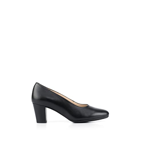 Uniform-Shoes Schwarz Leather Pumps für Damen Barcelona 42.0 - SEDEX-Mitglied Fabrik; LWG-zertifizierte Lieferanten; Made in Portugal; von Uniform-Shoes