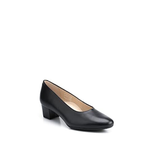 Uniform-Shoes Schwarz Leather Pumps für Damen Madrid 34.0 - SEDEX-Mitglied Fabrik; LWG-zertifizierte Lieferanten; Made in Portugal; von Uniform-Shoes