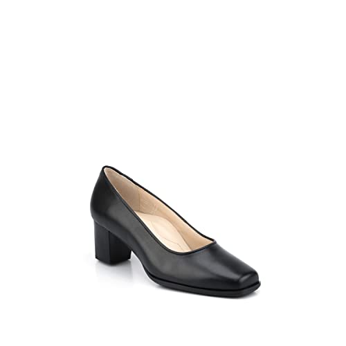 Uniform-Shoes Schwarz Leather Pumps für Damen TUY 35.0 - SEDEX-Mitglied Fabrik; LWG-zertifizierte Lieferanten; Made in Portugal; von Uniform-Shoes