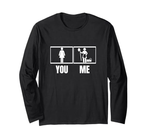 Housekeeper Proud Lustige Frauen beim Housekeeping Langarmshirt von Uniformes De Limpieza Para Mujer Diseños