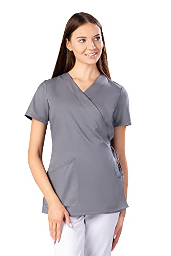 Uniformix Damen Kasack mit Bindung (Graphit, 38) von Uniformix