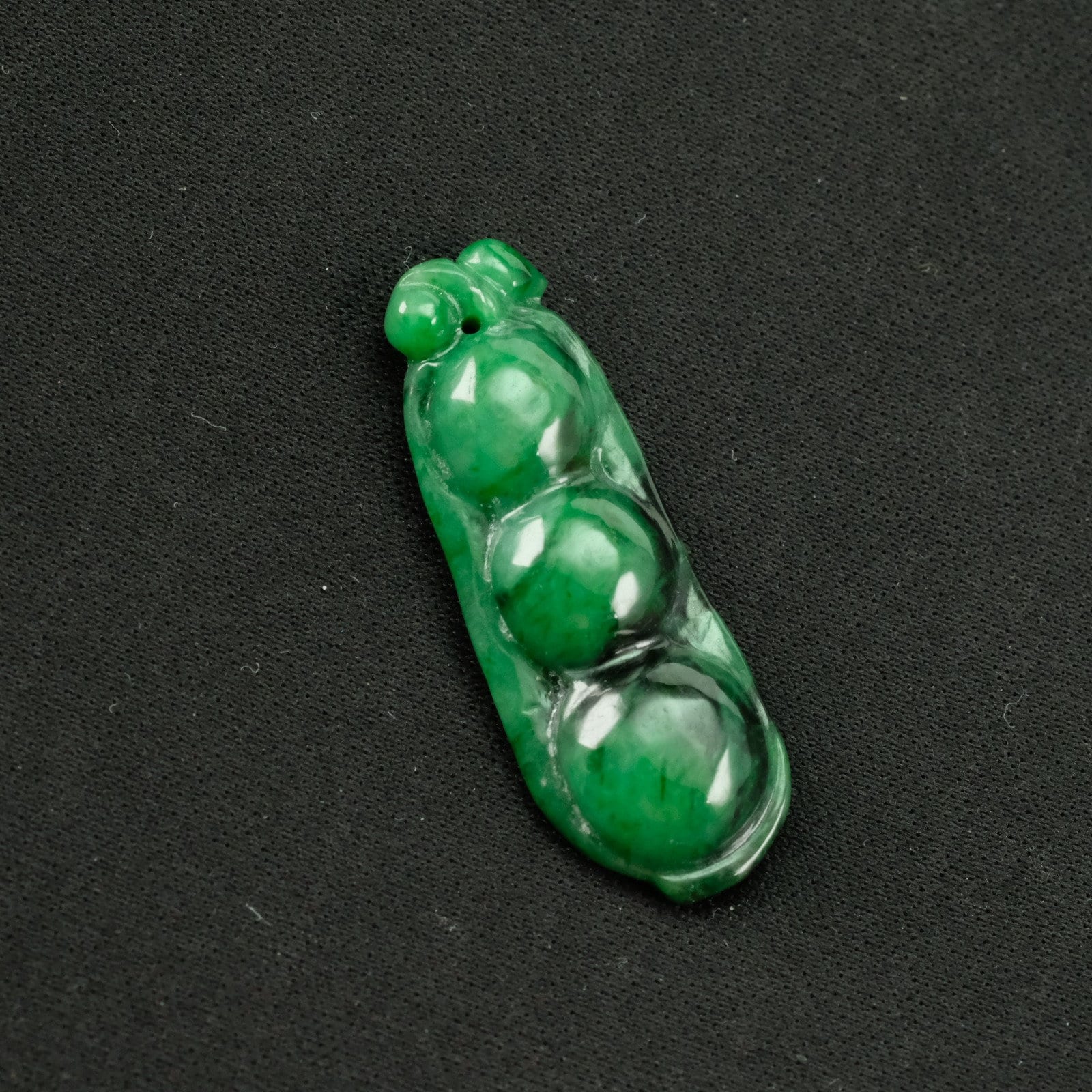 Imperial Pea Bean Hülsenfrucht Natürliche Burma Jadeit Jade Anhänger von UnijadeStore