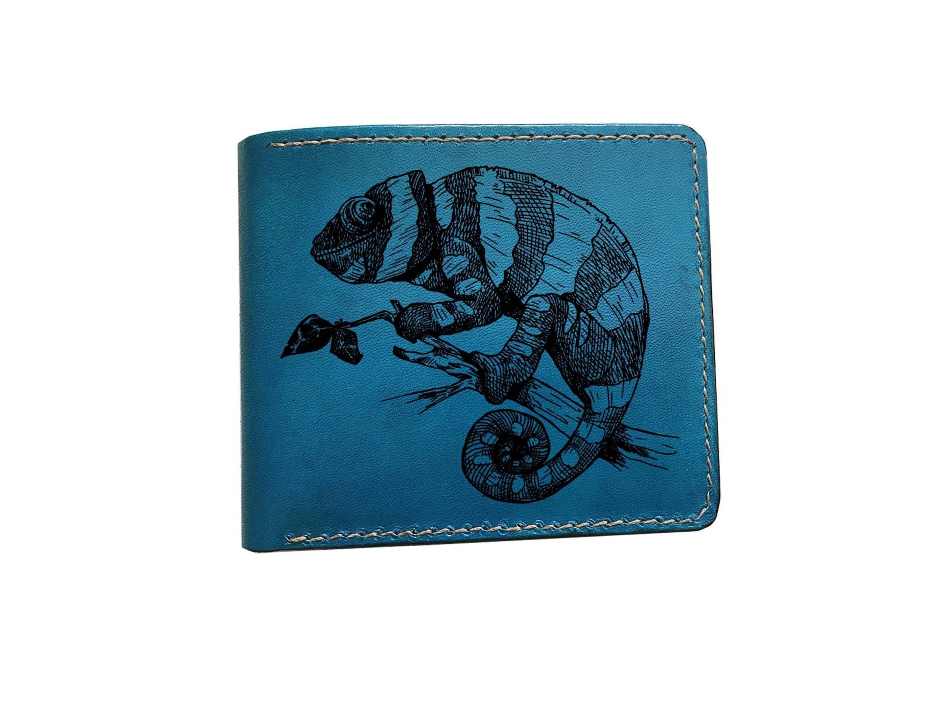 Tier Muster Leder Geldbörse, Personalisierte Geldbörse Für Ihn, Gecko Brieftasche, Geschenk Papa, Mann Jahrestag Geschenk, Weihnachtsgeschenk Idee von Unik4art