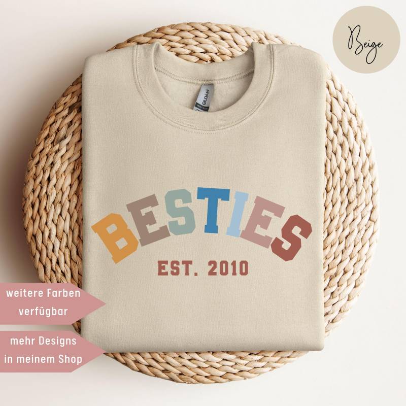 Besties Pullover Personalisierte Geschenke Beste Freundin Für Schwester Geburtstagsgeschenk Muttertagsgeschenk von UnikatUniversum