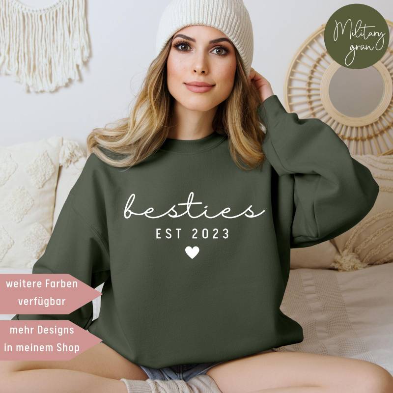 Besties Pullover Personalisierte Geschenke Beste Freundin Für Schwester Geburtstagsgeschenk Geburtstagsgeschenke von UnikatUniversum
