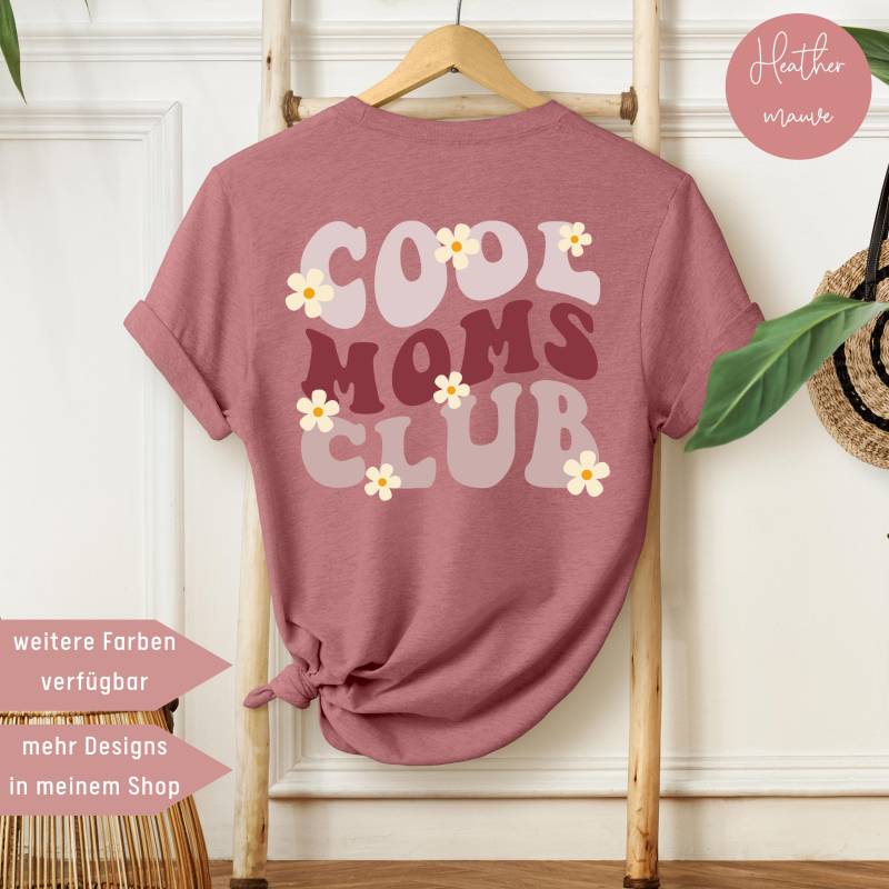 Cool Moms Club T-Shirt, Geschenke Für Mama Geburt Geschenk Mutter, Werdende Babyparty Schwangerschaftsverkündung von UnikatUniversum