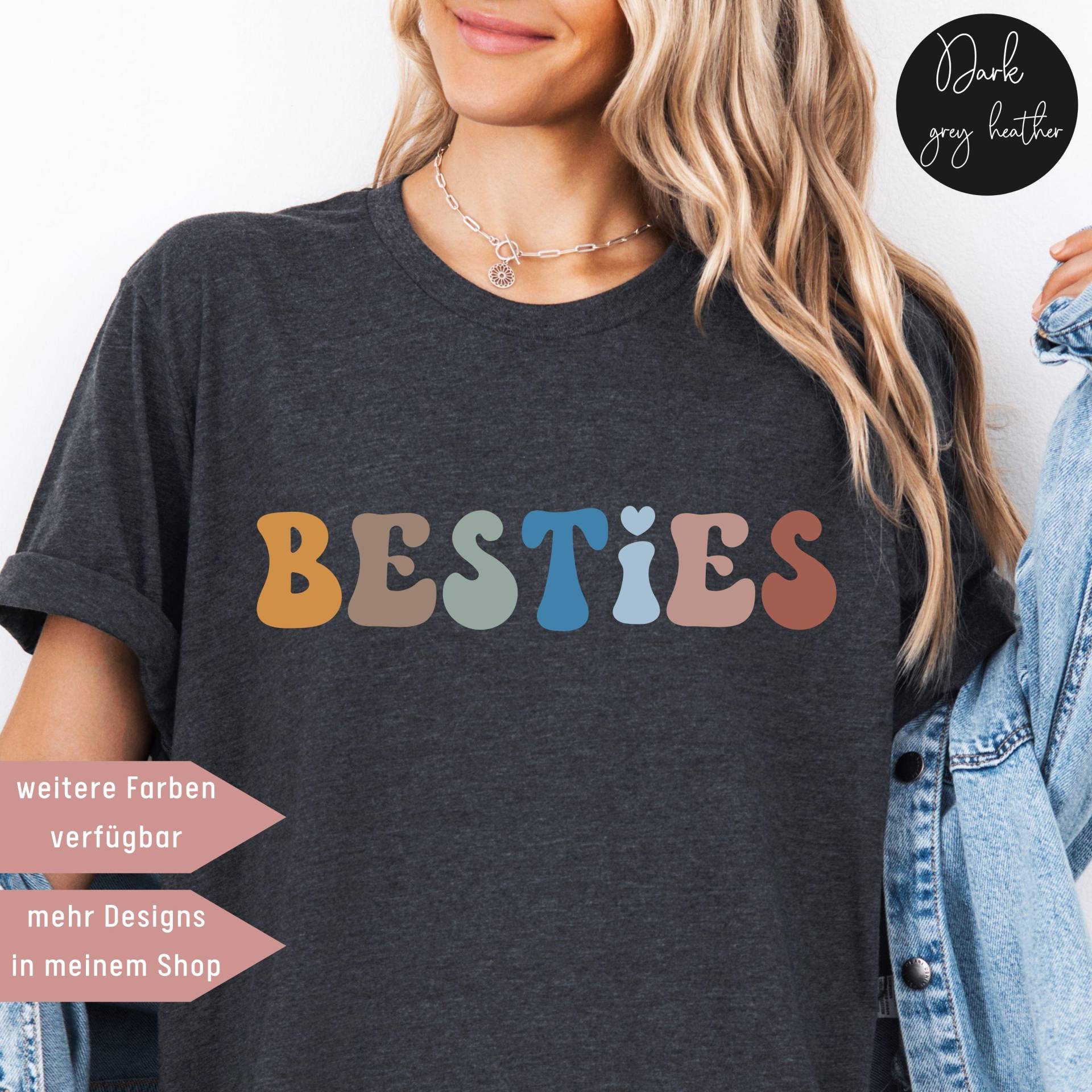 Geschenk Beste Freundin, Oversized T-Shirt, Bestie, Geburtstagsgeschenk Freundin Für Schwester von UnikatUniversum