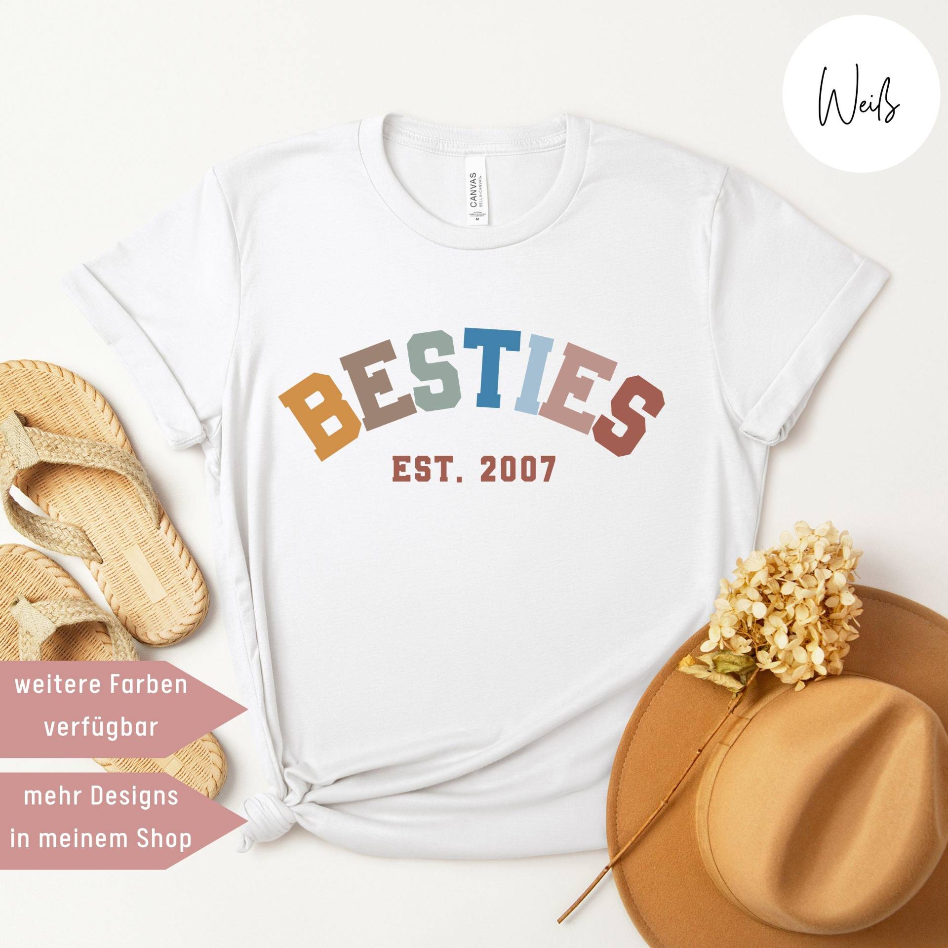 Geschenk Beste Freundin, Oversized T-Shirt, Bestie, Geburtstagsgeschenk Freundin Für Schwester von UnikatUniversum