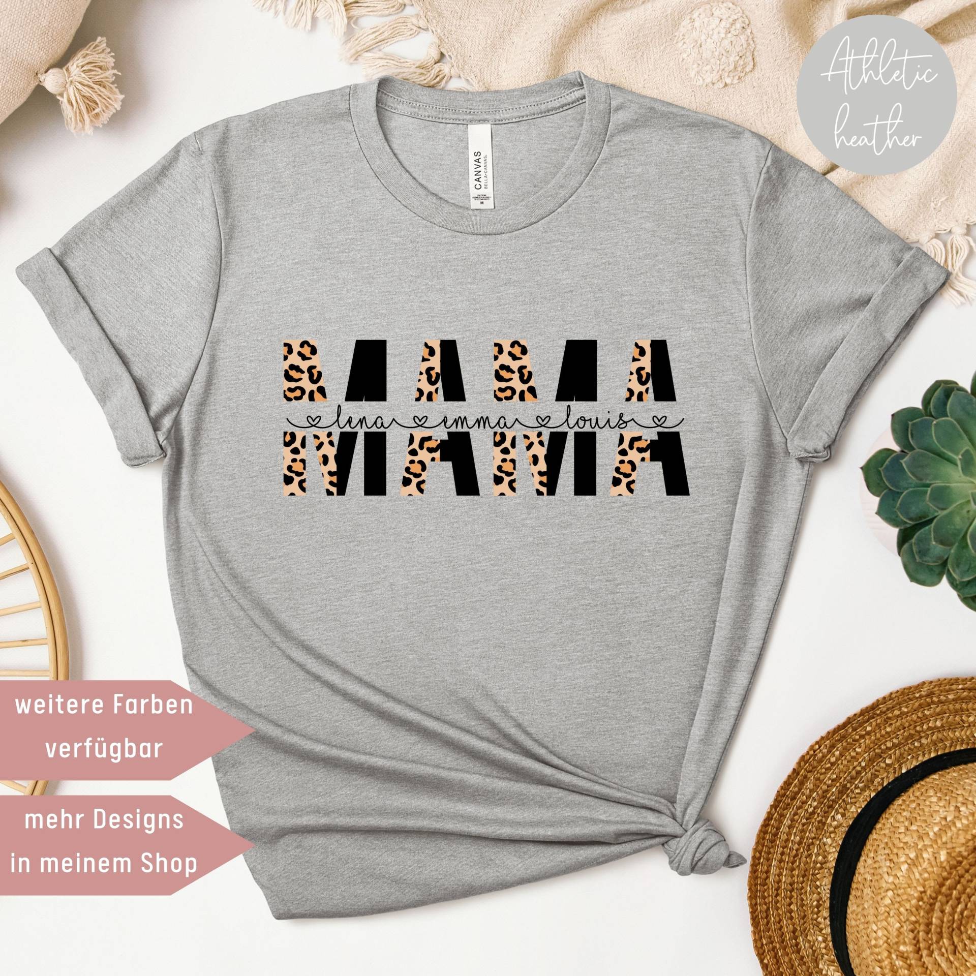 Mama T-Shirt Personalisiert, Geschenke Für Mama, Muttertagsgeschenk, Geburtstagsgeschenk Beste Coole T-Shirts Cool Moms Club von UnikatUniversum