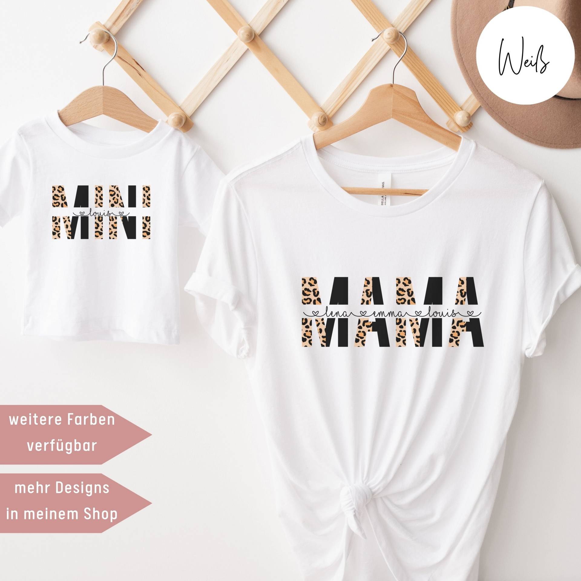 Muttertagsgeschenk Partnerlook Mutter Tochter, Geschenke Zur Geburt, Mama Tochter Outfit Mini Me, Babyparty Geschenke von UnikatUniversum