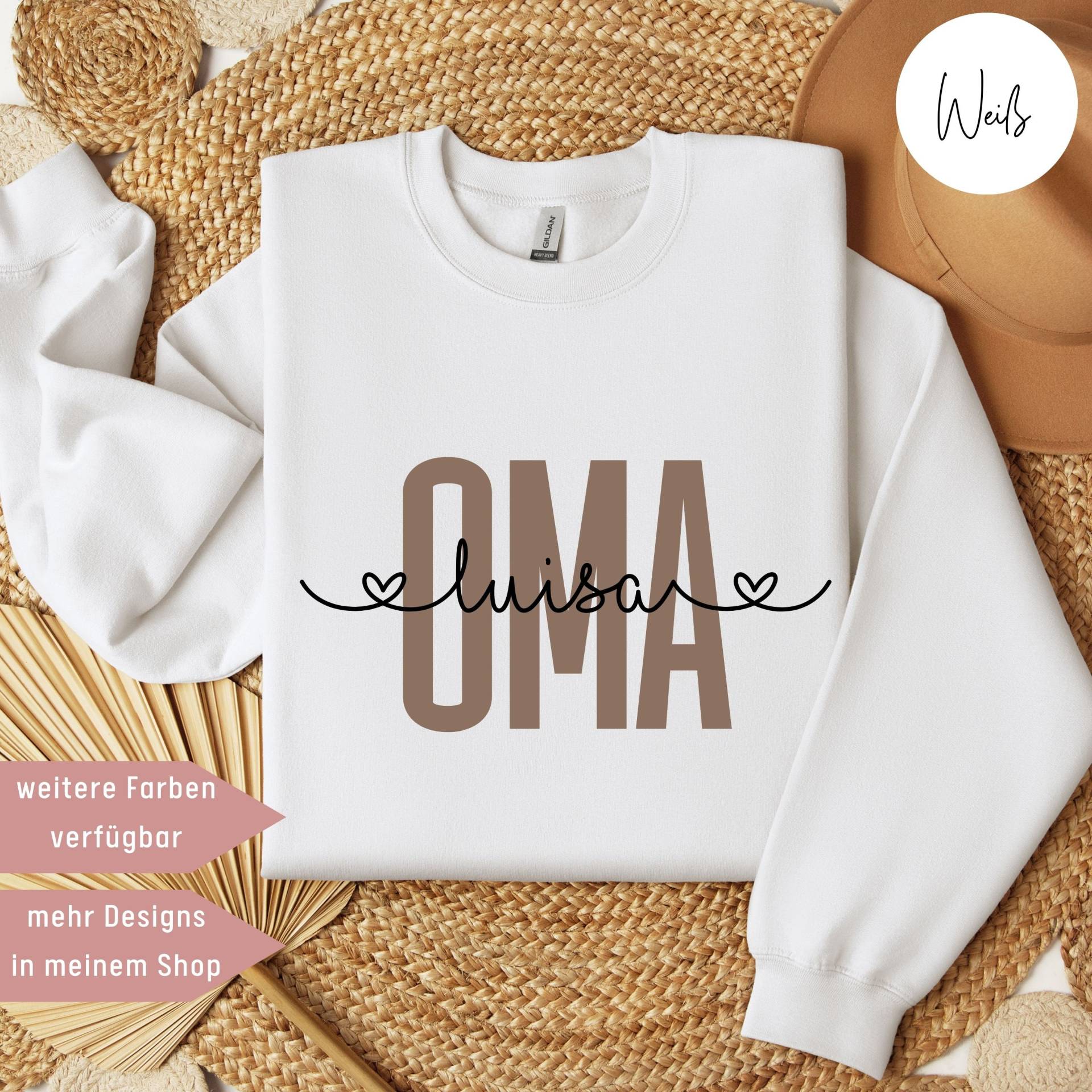Oma Pullover, Geburtstageschenk Oma, Geschenke Für Persönliche Beste Schwangerschaftsverkündung, Geschenk Muttertag von UnikatUniversum