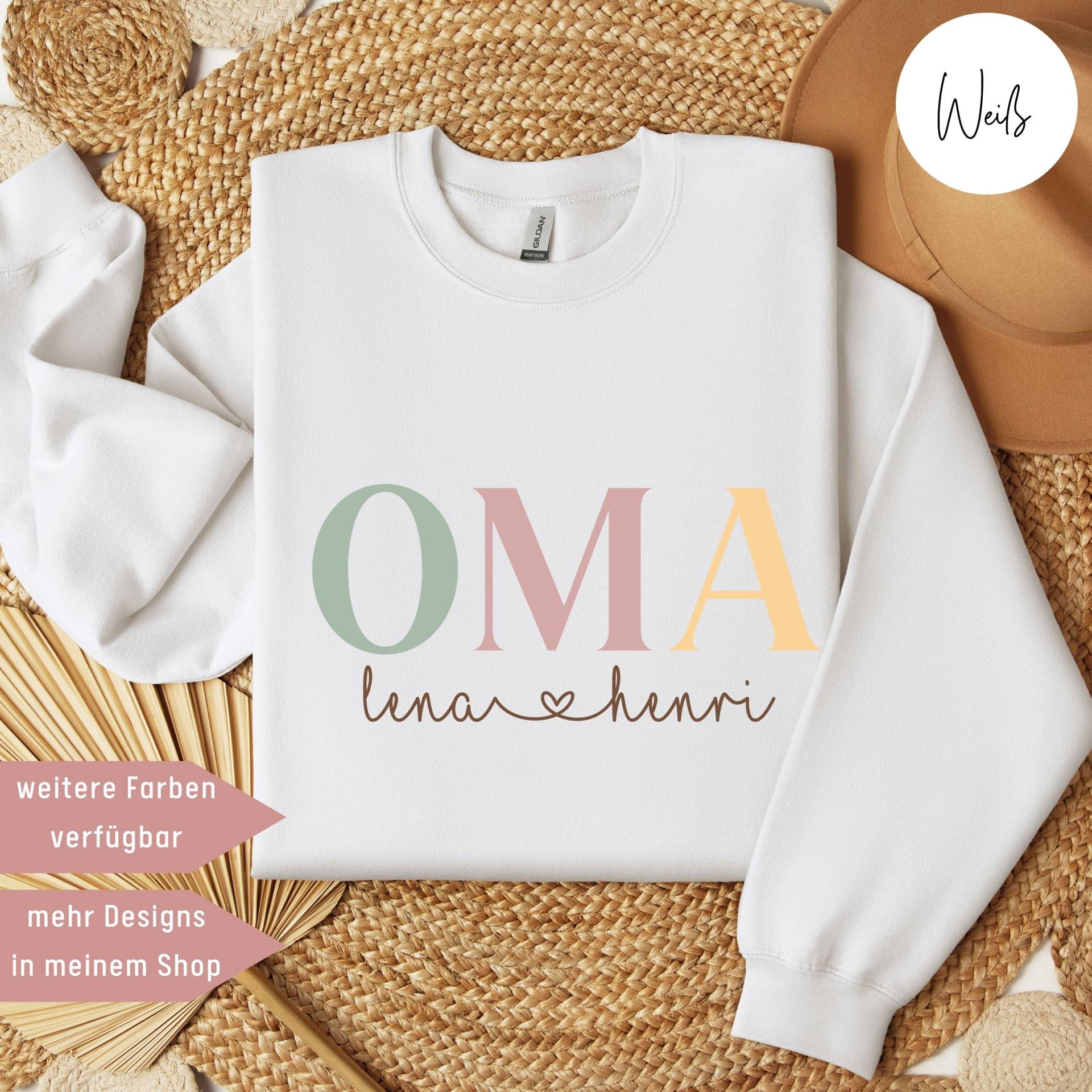 Oma Pullover, Geburtstagsgeschenke Personalisierter Beste Oma, Schwangerschaftsverkündung, Geschenke Für Großeltern von UnikatUniversum
