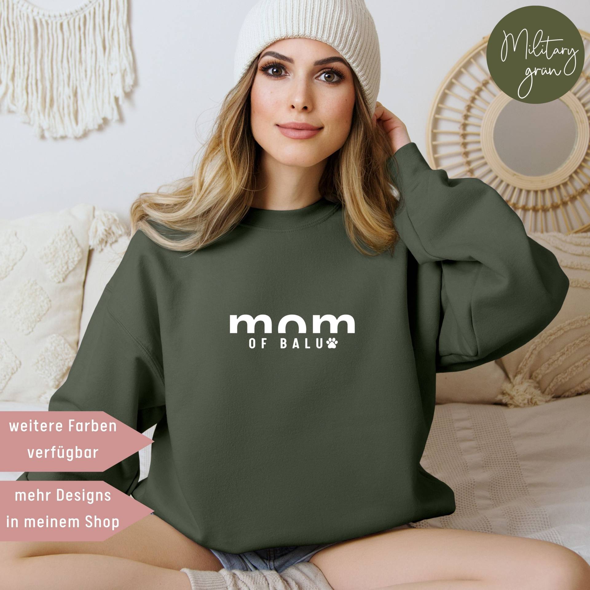 Personalisierte Pullover, Geschenke Für Hundebesitzer, Hundeliebhaber Geschenk, Hundeportrait, Dog Mom, Geburtstagsgeschenk Hundebesitzer von UnikatUniversum