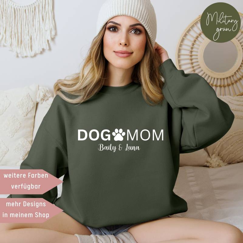 Personalisierte Pullover, Geschenke Für Hundebesitzer, Hundeliebhaber Geschenk, Hundeportrait, Dog Mom, Weihnachtsgeschenk Hundebesitzer von UnikatUniversum