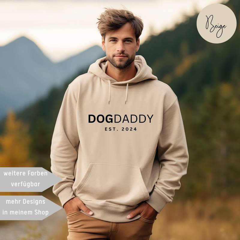 Personalisierter Hoodie Dog Daddy, Weihnachtsgeschenk Hundebesitzer, Hundeliebhaber Sweatshirt, Dad Pulli, Geschenkideen Hundebesitzer von UnikatUniversum
