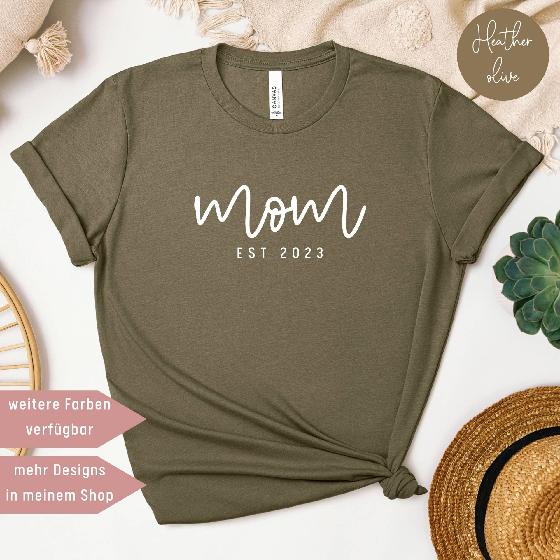 Personalisiertes Mama T-Shirt, Geschenke Für Muttertagsgeschenk Geburtstagsgeschenk Geschenk Muttertag, Beste Mama, Coole T-Shirts von UnikatUniversum