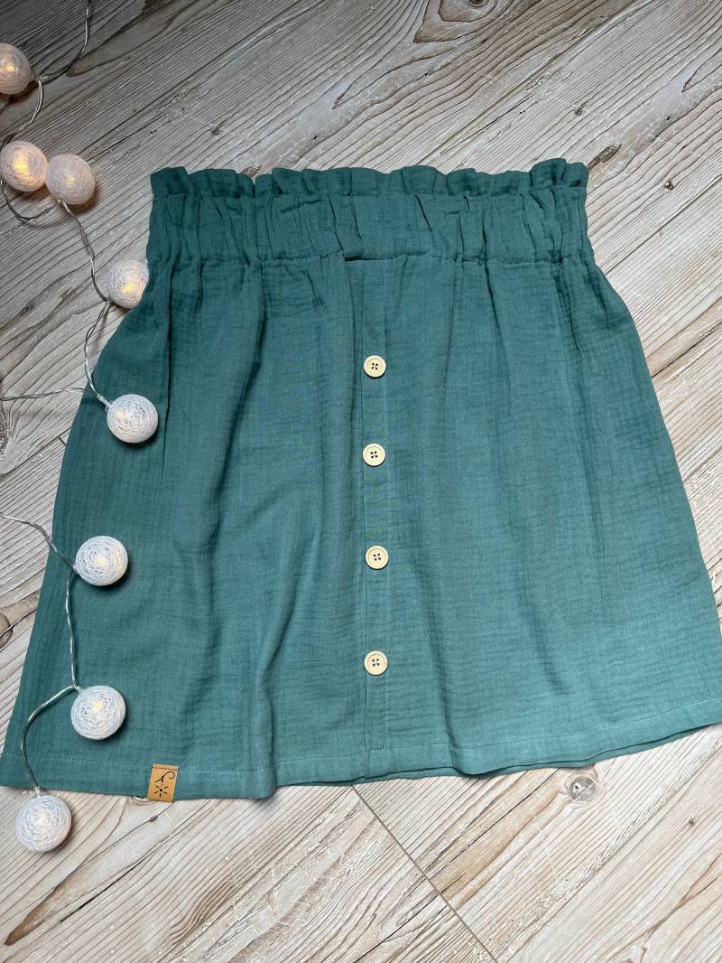 Musselin Paperbagrock Damen Knielang Unikat(IE 13 Farben Musselin Paperbagrock Damen Knielang Unikat(IE 13 Farben von UnikatieShop