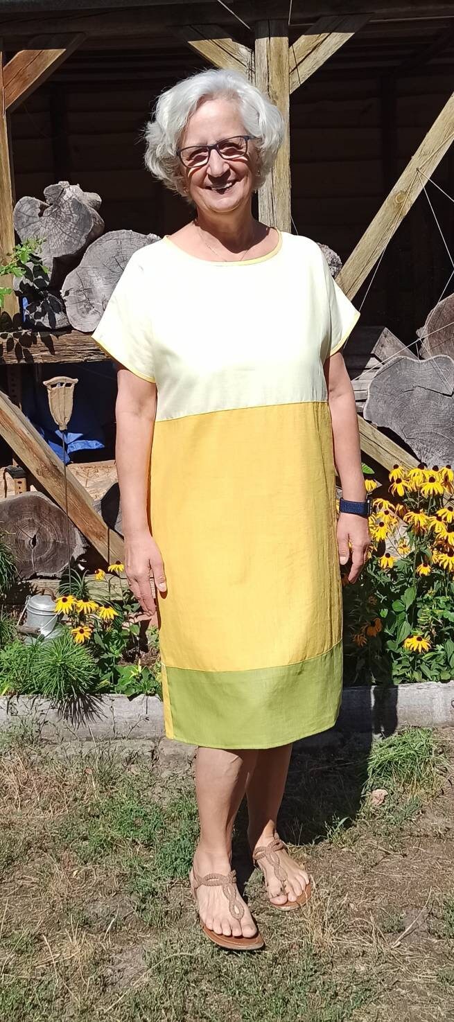 Leinenkleid Leinenkleid von Unikatstoff