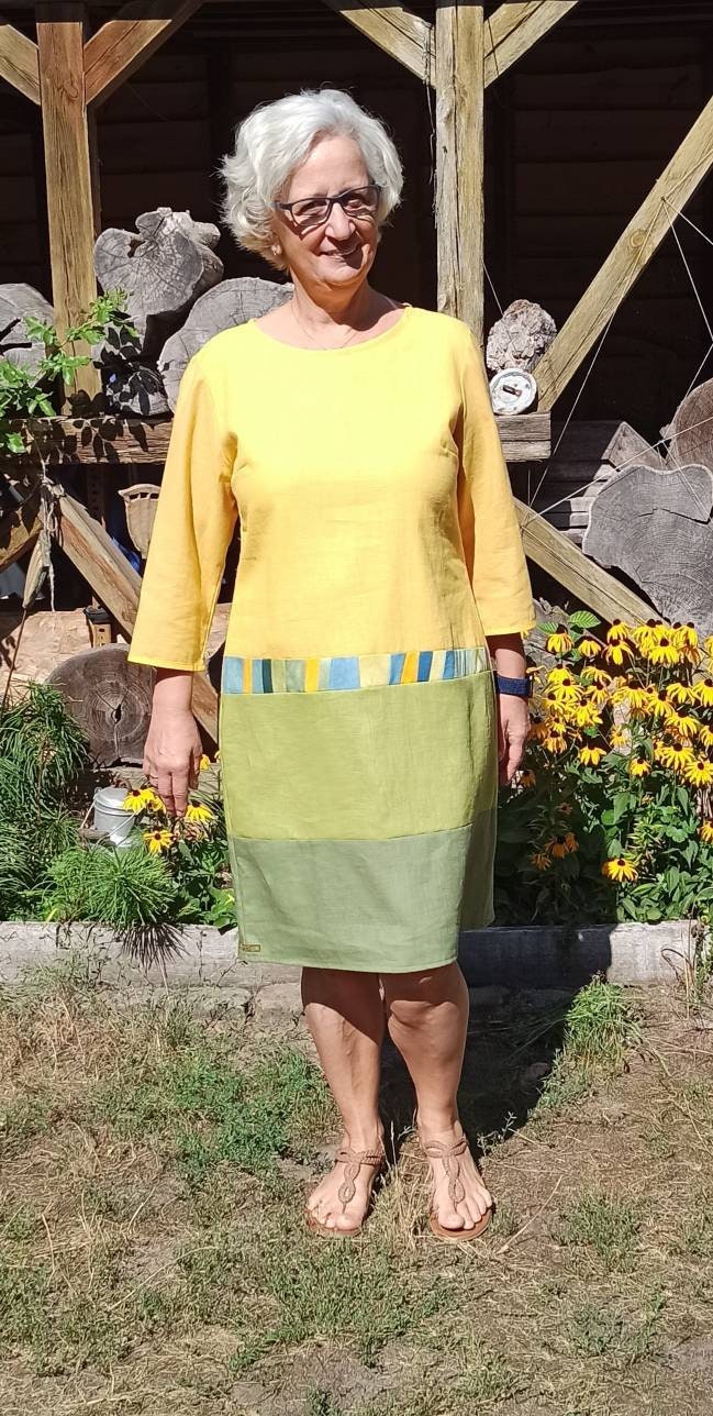 Leinenkleid von Unikatstoff