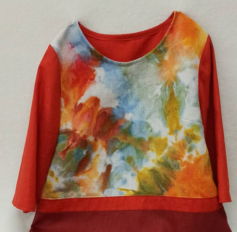 Leinenkleid Leinenkleid von Unikatstoff