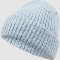 Unio Beanie mit breitem Umschlag Modell 'Mika' in Bleu, Größe One Size von Unio