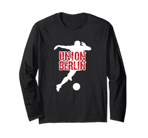 Union Eisern Fußball Kicken Fan Berlin Herren rot Weiss Langarmshirt von Union Eisern Fussball Kicken Fan Outfit Berlin