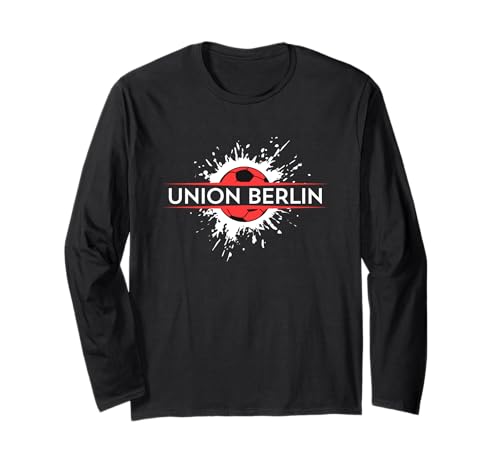 Union Eisern Fußball Kicken Fan Berlin Herren rot Weiss Langarmshirt von Union Eisern Fussball Kicken Fan Outfit Berlin