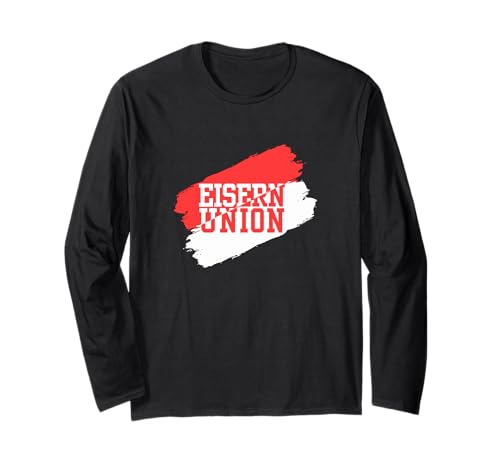 Union Eisern Fußball Kicken Fan Berlin Herren rot Weiss Langarmshirt von Union Eisern Fussball Kicken Fan Outfit Berlin