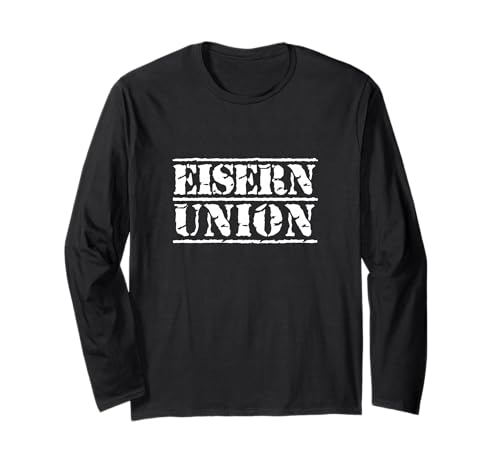 Union Eisern Fußball Kicken Fan Berlin Herren rot Weiss Langarmshirt von Union Eisern Fussball Kicken Fan Outfit Berlin