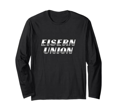 Union Eisern Fußball Kicken Fan Berlin Herren rot Weiss Langarmshirt von Union Eisern Fussball Kicken Fan Outfit Berlin