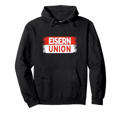 Union Eisern Fußball Kicken Fan Berlin Herren rot Weiss Pullover Hoodie von Union Eisern Fussball Kicken Fan Outfit Berlin