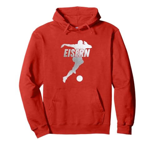 Union Eisern Fußball Kicken Fan Berlin Herren rot Weiss Pullover Hoodie von Union Eisern Fussball Kicken Fan Outfit Berlin