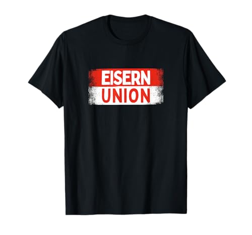 Union Eisern Fußball Kicken Fan Berlin Herren rot Weiss T-Shirt von Union Eisern Fussball Kicken Fan Outfit Berlin