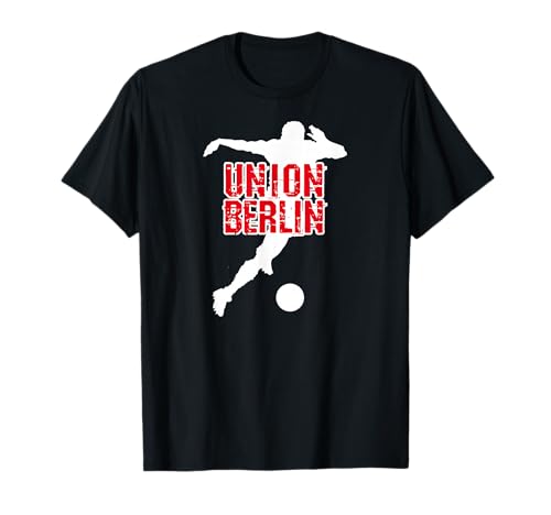 Union Eisern Fußball Kicken Fan Berlin Herren rot Weiss T-Shirt von Union Eisern Fussball Kicken Fan Outfit Berlin