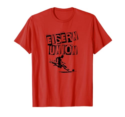 Union Eisern Fußball Kicken Fan Berlin Herren rot Weiss T-Shirt von Union Eisern Fussball Kicken Fan Outfit Berlin