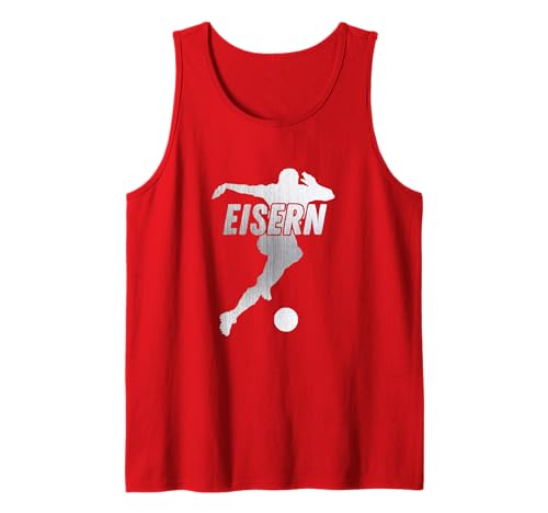 Union Eisern Fußball Kicken Fan Berlin Herren rot Weiss Tank Top von Union Eisern Fussball Kicken Fan Outfit Berlin