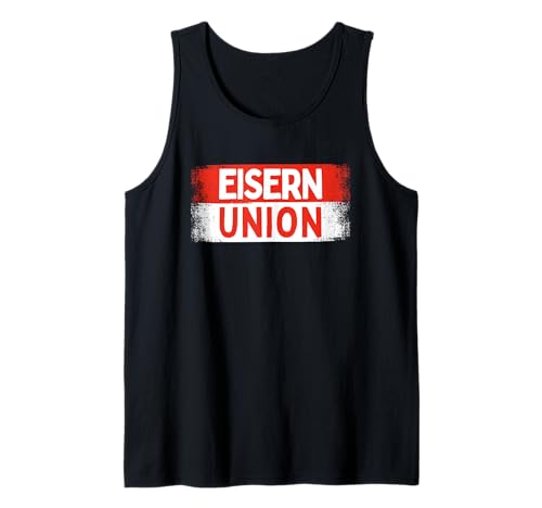 Union Eisern Fußball Kicken Fan Berlin Herren rot Weiss Tank Top von Union Eisern Fussball Kicken Fan Outfit Berlin