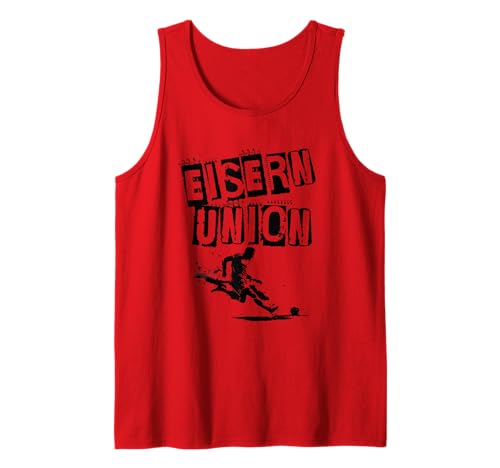 Union Eisern Fußball Kicken Fan Berlin Herren rot Weiss Tank Top von Union Eisern Fussball Kicken Fan Outfit Berlin